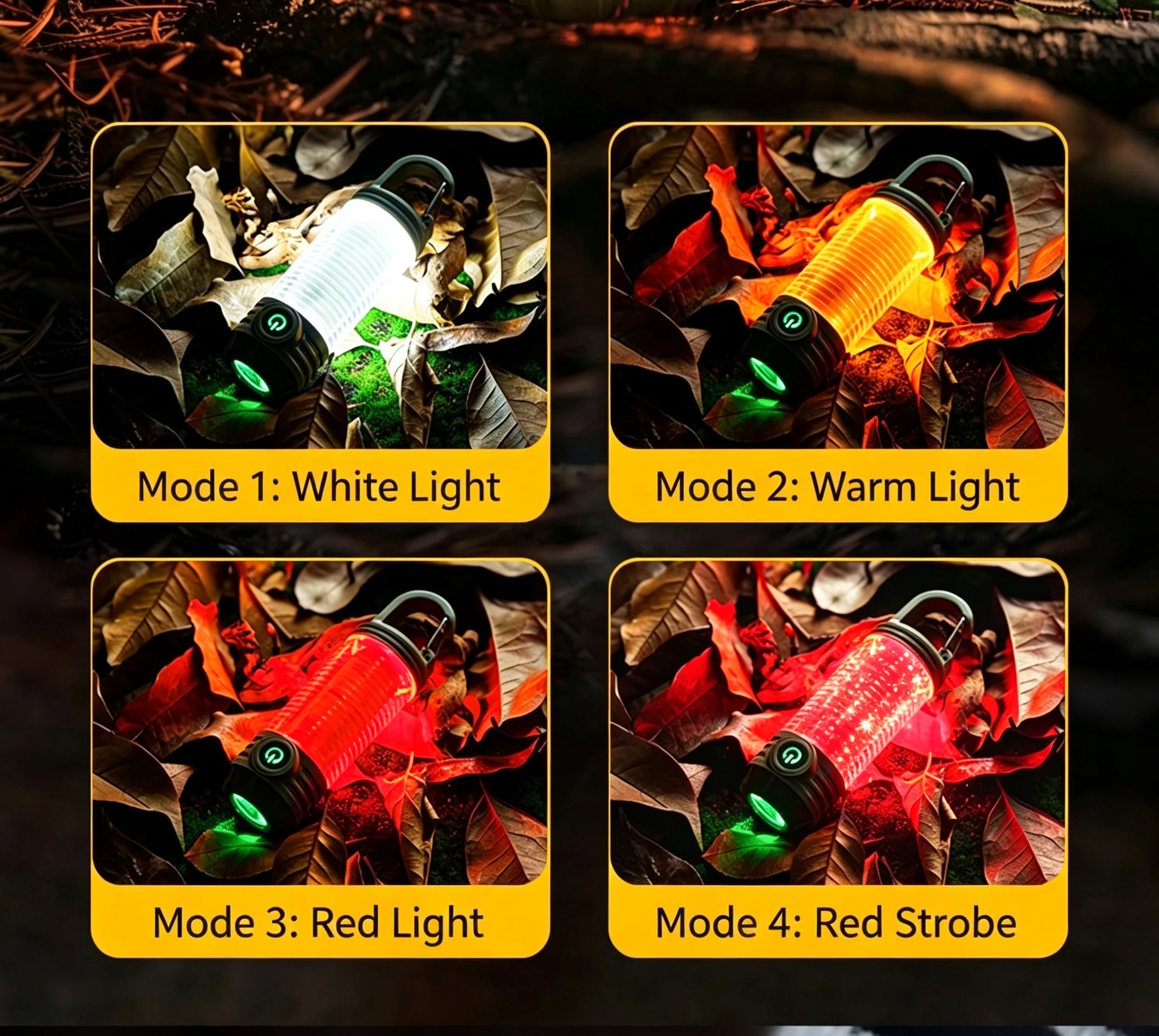 Multicolor Mini Tent Lantern 2in1 LED Flashlight Torch Daily Waterproof Type-C Fast Charge Outdoor Hiking Fishing Survival Lamp