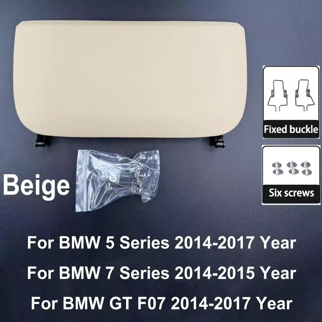 For BMW 5 7 GT Series 2009-2017 F10 F11 F01 F02 F07 Car Seat Back Panel Leather Backrest Storage Pocket Cover