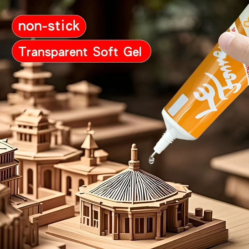 40ml Multi-Purpose Hand Adhesive Model Glue for Adults DIY Alcohol Glue, Specialized for Paper Crafting,Quick-Drying Strong Glue