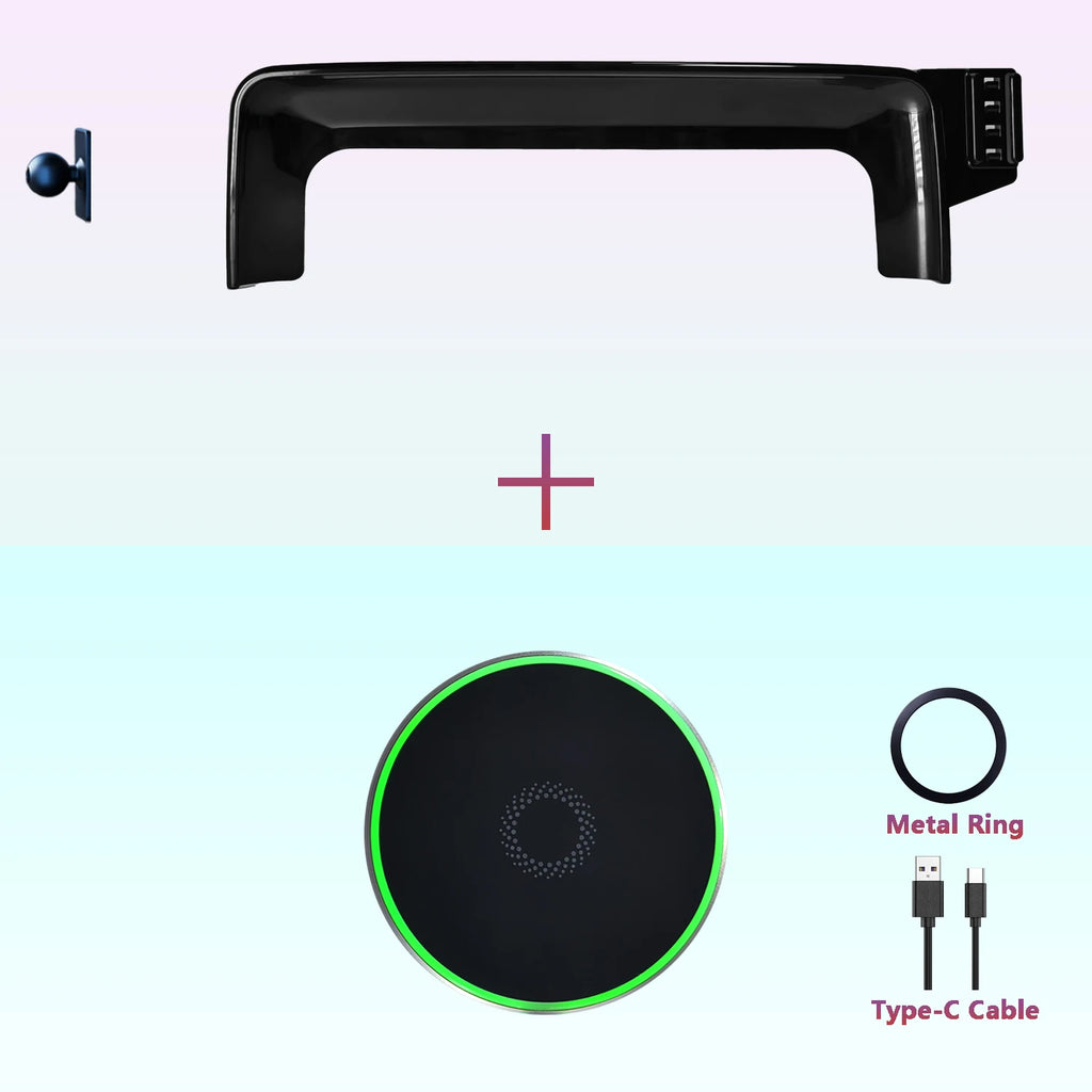 For Mercedes-Benz C Class 2022 2023 2024 W206 Phone Holder Car Magnetic MagSafe Wireless Charging Car Mobile Phone Mount Base