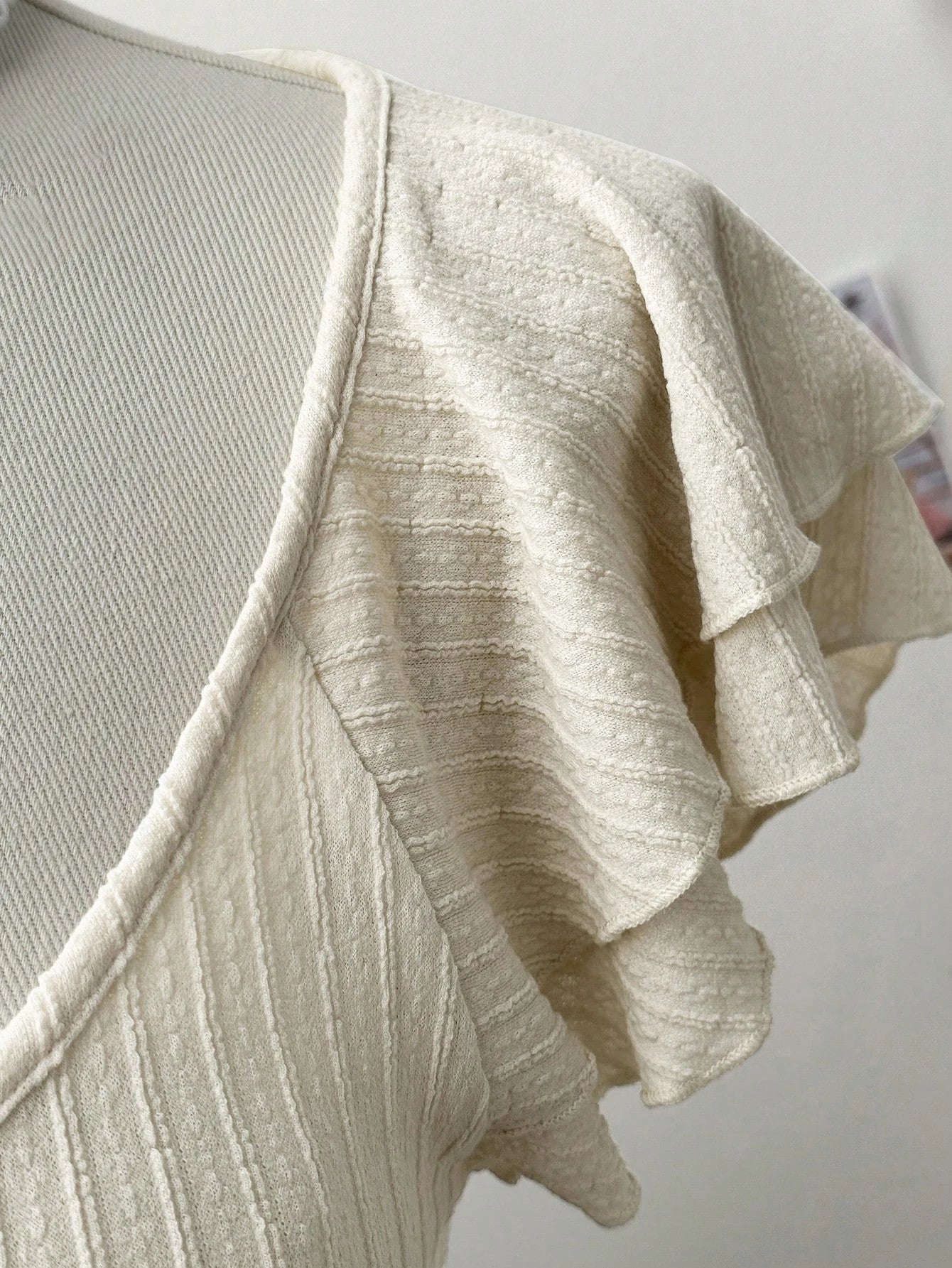 New women's fashion low-neck lace-sleeve bow-tie decoration plus-size women's T-shirt