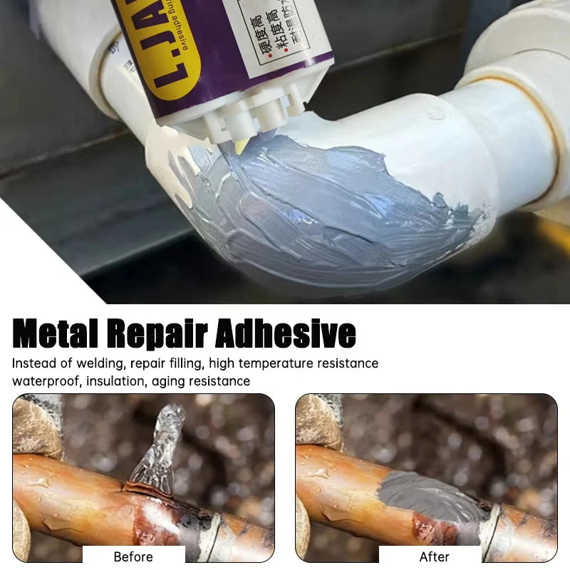 High Strength Cold Welding AB Glue Strong Adhesive Magic Repair Agent Permanent Sealant for Metal Plastic Hardware Industrial Cr