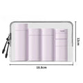 5Pcs Multiple Colors Hydrating Makeup Dispensing Bottles Portable Lotions Shampoos Traveling Refillable Squeezed Empty Bottles