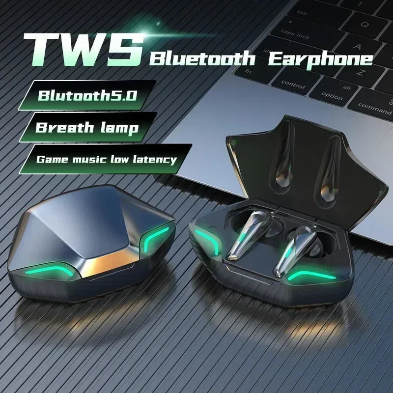 X15Pro Gaming Wireless bluetooth Headset TWS 5.3 Stereo Earbuds Low Latency Earphones Bluetooth With Mic for smartphones