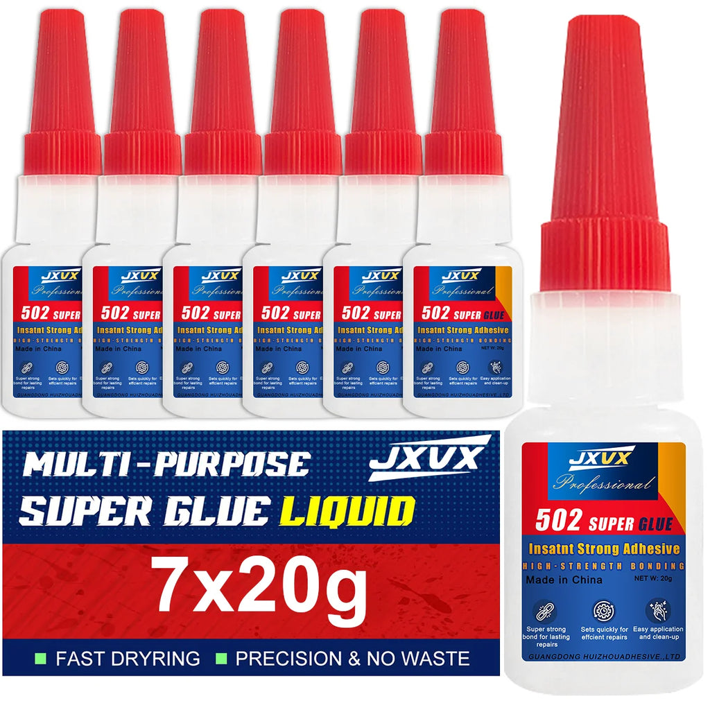 1/3/10 Pcs 401 Super Glue Instant Cyanoacrylate Quick Dry 502 Adhesive Leather Rubber Wood Metal Strong Bonding Liquid Glue Tool, Fast Fixing Transparent Adhesive