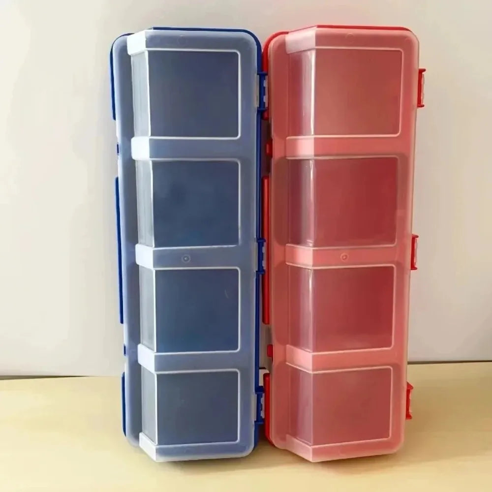 Convenient Multi-Compartment Screw and Small Parts Storage Box Durable Plastic Hardware and Jewelry Storage Box