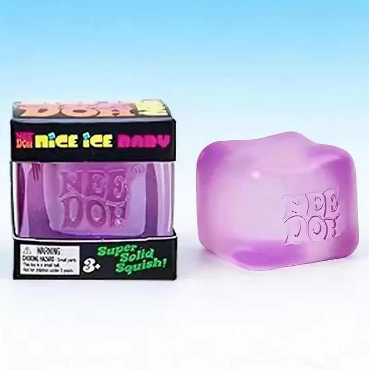 hot NeeDoh Dippin Dazzler Egg Donut prank stress relief toy soft glue vinyl squeeze toy Slow Rebound Pinch Ornament Relaxation