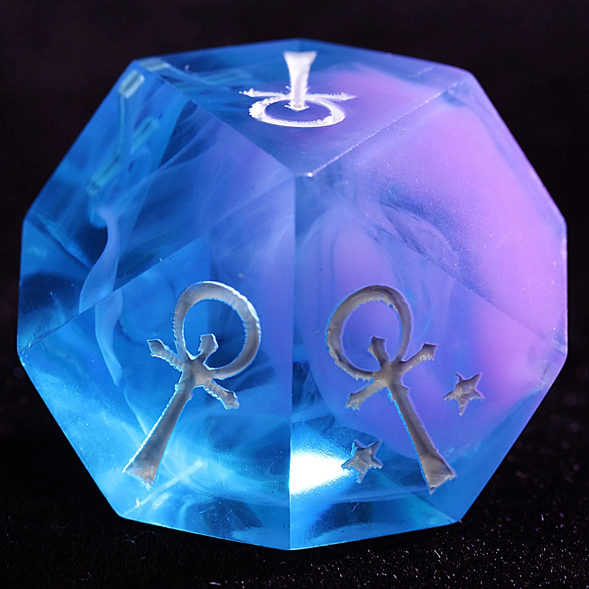 15 Polyhedral Resin Camarilla VtM Set Dice WoD Gilded Cage Dream