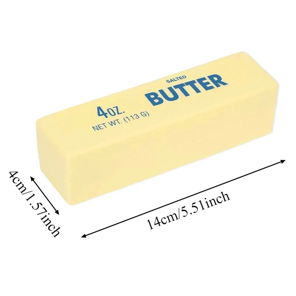 3 Styles Squishy Toy Butter Stick  Slow Rising Squeeze Toy Butter Bar Brick Fidget Toy Anti Stress Release Hand Relax Gift