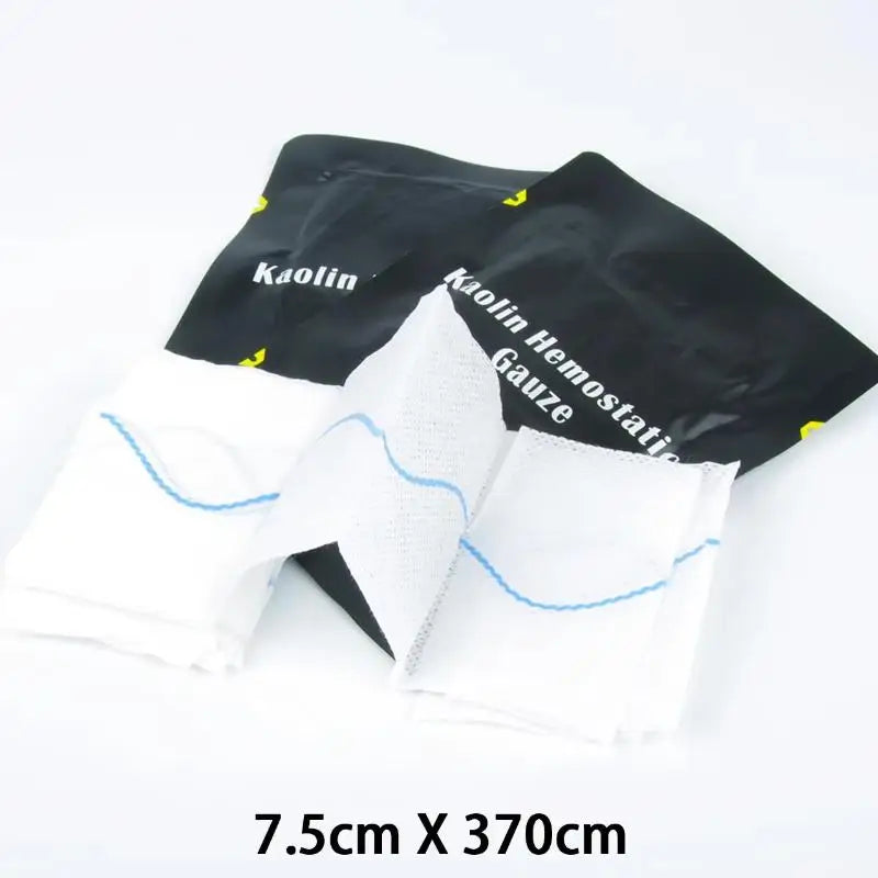 Medical Hemostatic Gauze Soluble Emergency Trauma Wound Dressing Sterile for Home Outdoor First Aid Survival Gear