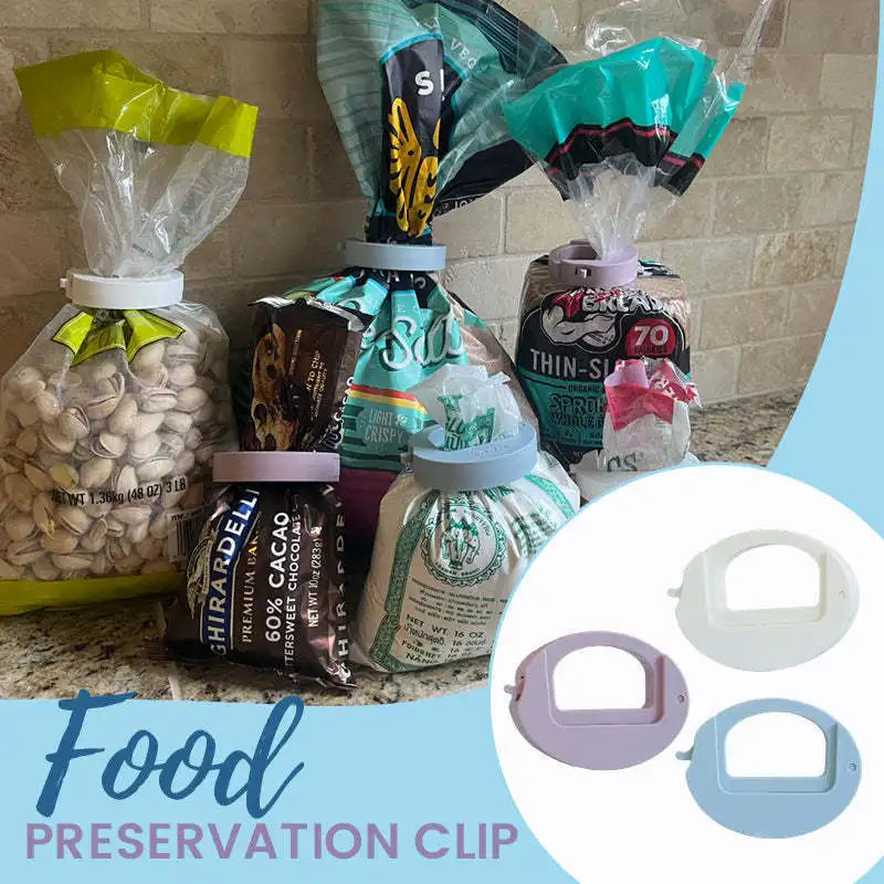 Useful Practical Creative New 1Pack Food Storage Color Random Bag Clip Food Snack Sealing Clips Clamp Sealer