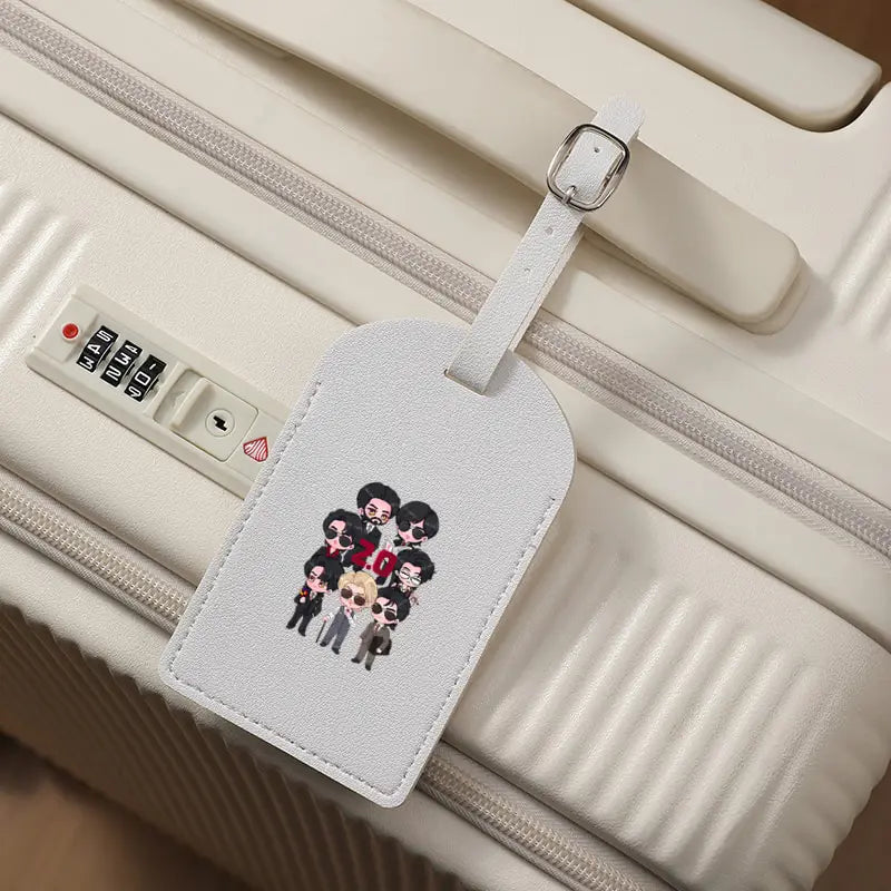 Arirang 2 0 World Tour 2026 Kpop Fan Gift Luggage Tag PU Material Designed to Be a Sturdy Id Tag for Your Travel Bags Ideal