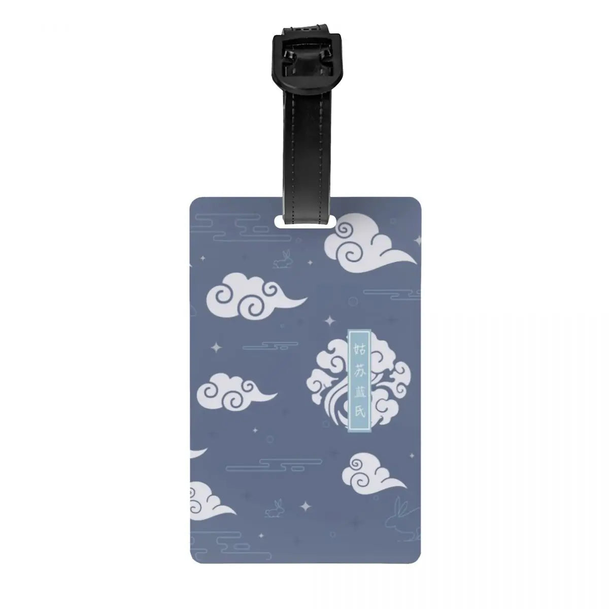 Custom Mo Dao Zu Shi Gusu Lan Logo Luggage Tag The Untamed TV Show Travel Bag Suitcase Privacy Cover ID Label