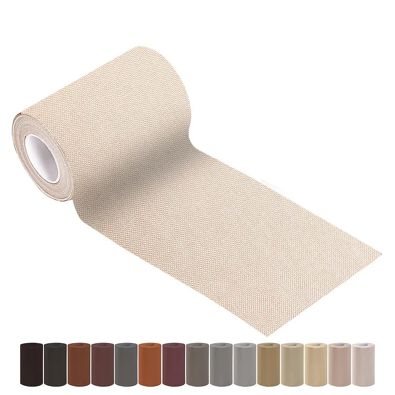 Self Adhesive Linen Repair Tape 7.6x152cm Waterproof Linen Repair Patches for Linen Materials Furniture Tents Sofas Clothing