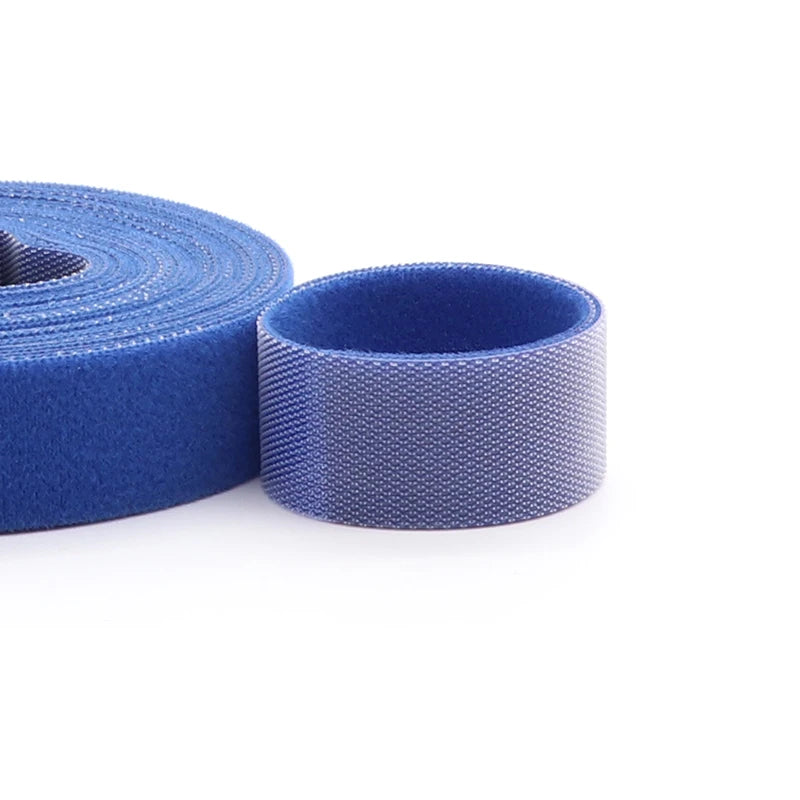 5 Meters Self Adhesive Tape Width 10/15/20/25mm DIY Accessories Reusable Cable Tie Wire Straps Tape