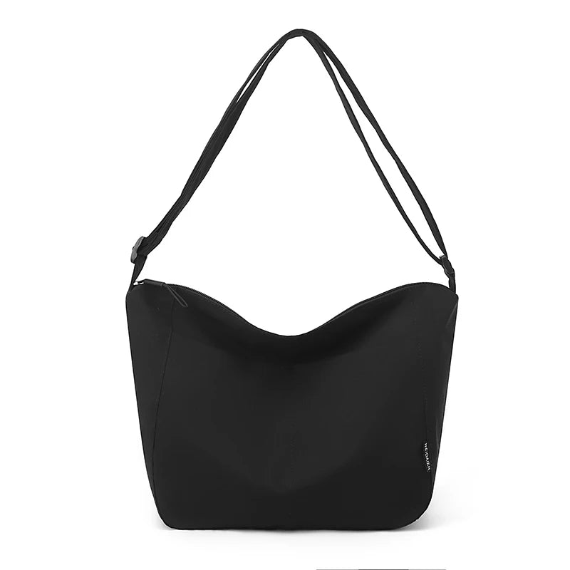 Large Capacity Waterproof Nylon Bag Women Multi-Pocket Messenger Computer Travel Tote Shoulder Crossbody Shopping Purse 2026