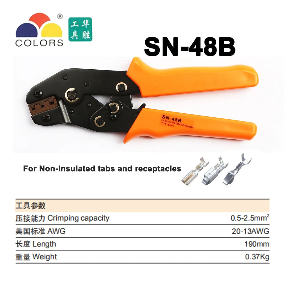 Crimping pliers tools SN-28B SN-48B SN-01C SN-2 SN-06WF SN-16WF pulg tube insuated terminals electric clamp Multi-tool