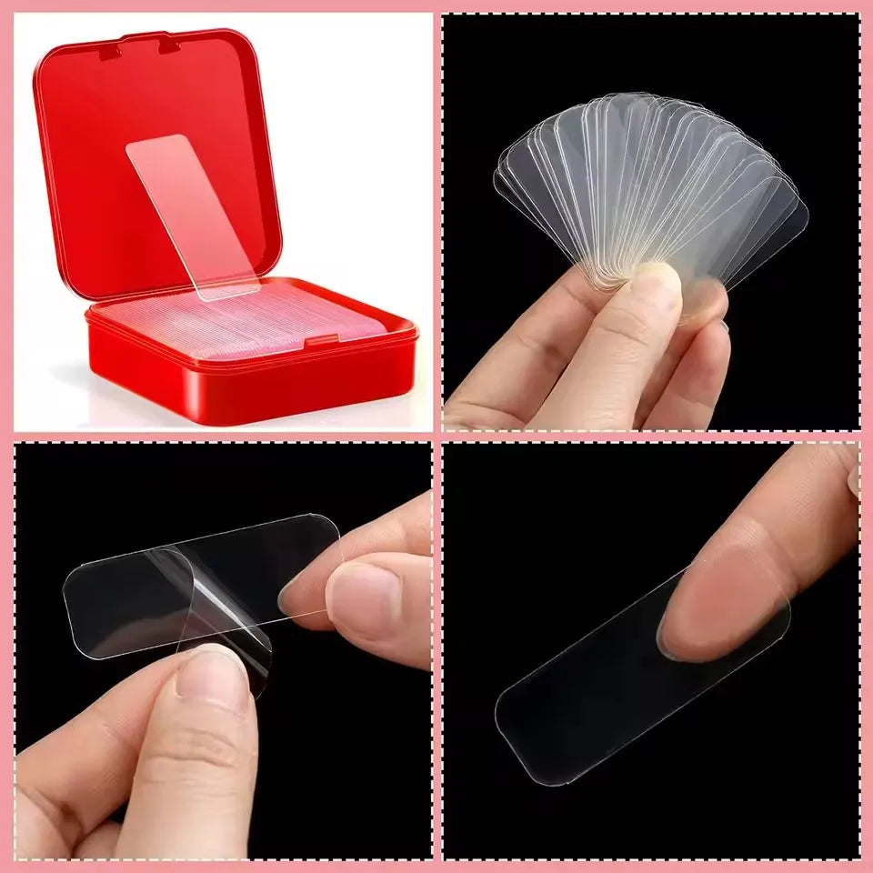 Can Be Reused Super Strong Double Sided Adhesive Tape Transparent Wall Stickers Water Proof Household Products Adhesives