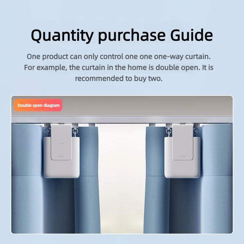 Aqara Smart Curtain Driver E1 Zigbee 3.0 Smart Home Automation Electric Curtain Motor Remote Control Need HUB Work With HomeKit
