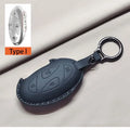 Car Remote Key Case Cover for Hyundai Grandeur GN7 Kona Ev 2023 Ionic 6 5/7 Bottons Leather Keychain Durable Luxury Accessories