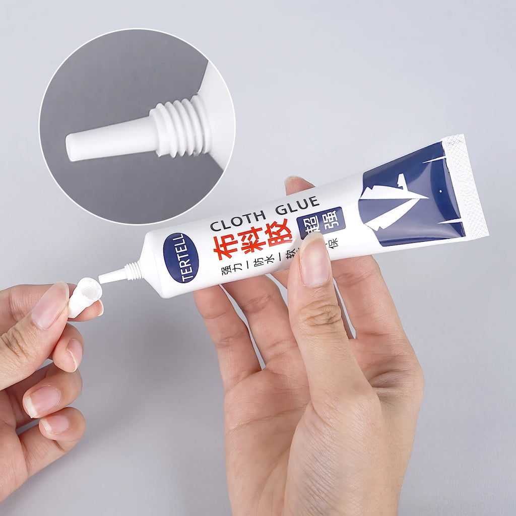 Fabric Glue Quick Dry Fabric Patching Glue Versatile Fabric Repair Seam Adhesive Waterproof for Clothing Textiles