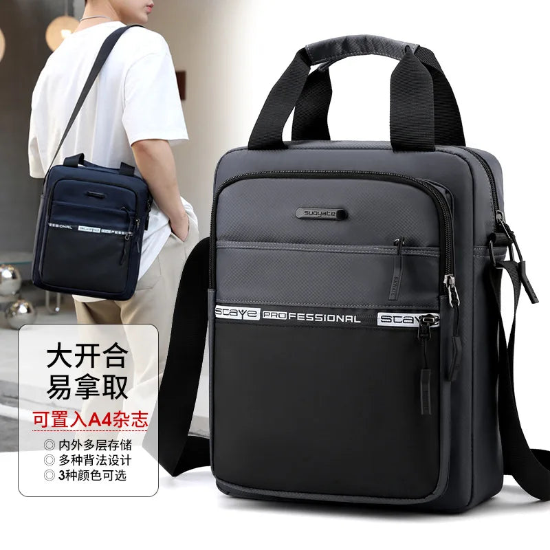 New Men's Shoulder Bag High Quality Crossbody Bag Man Messenger Bags Nylon Male Business Handbags Cross body  bag trendy handbag