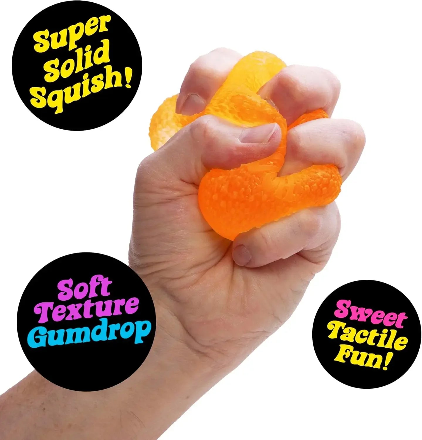 Needoh Squishy Candy Balls Sensory Toys Stress & Anxiety Relief Toys Soft,Skin Friendly,Durable Party Favors for Adult Kids Gift
