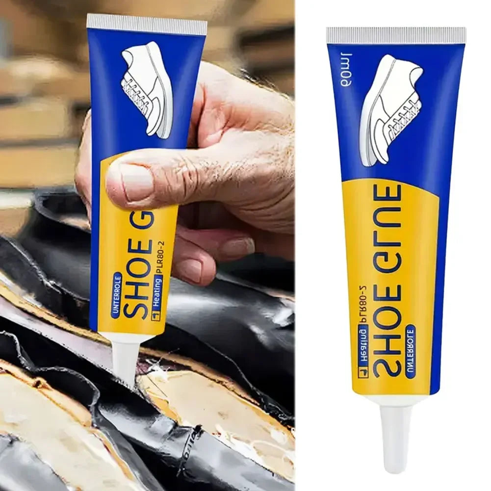 2Pcs 60ml Low Odor Waterproof Fast Dry Strong Adhesive For Boot Sneaker DIY Craft Fixing Transparent Soft Resin Shoe Repair Glue