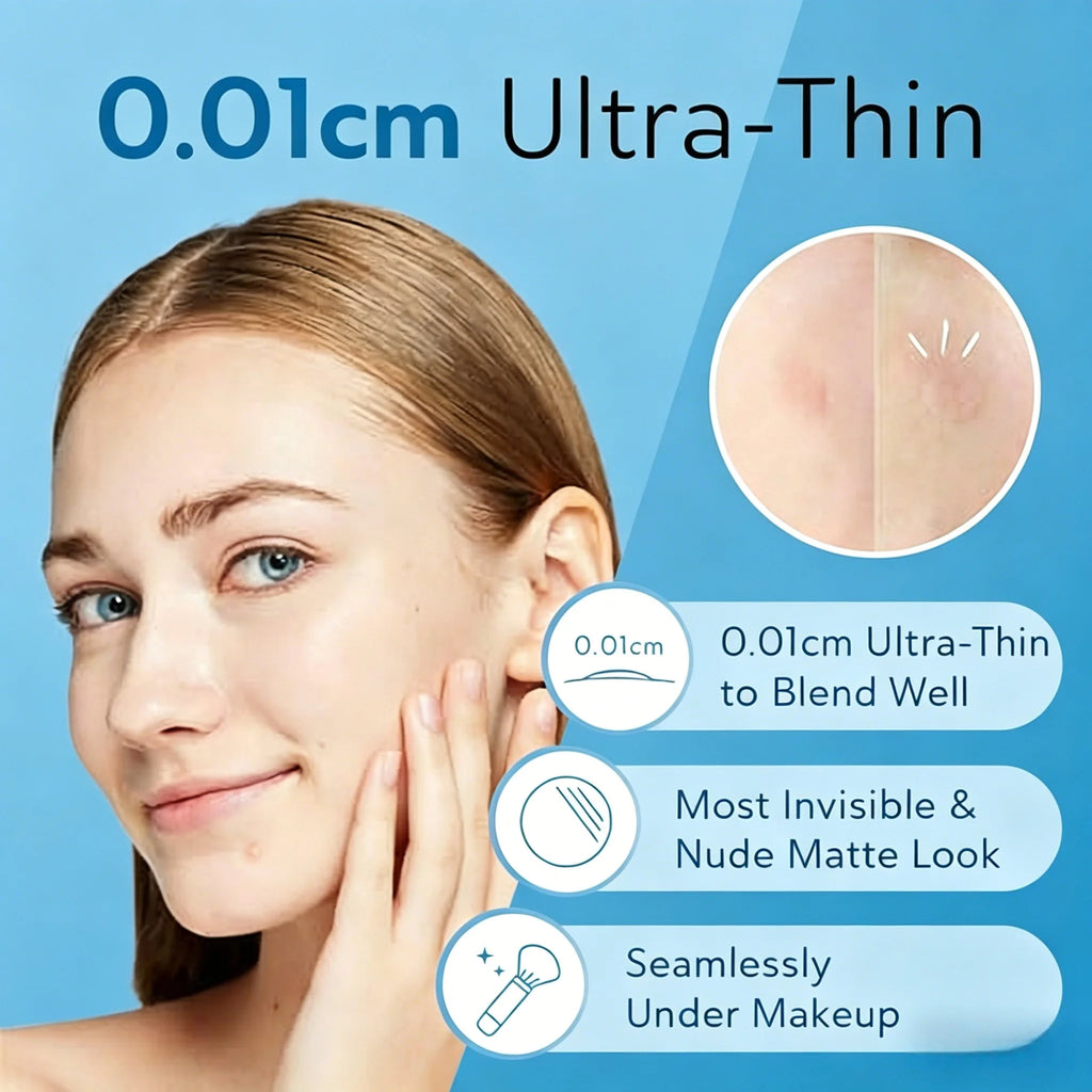 240/400/800pcs Ultra-Thin Invisible Acne Patches, Invisible Pimple Stickers for Face