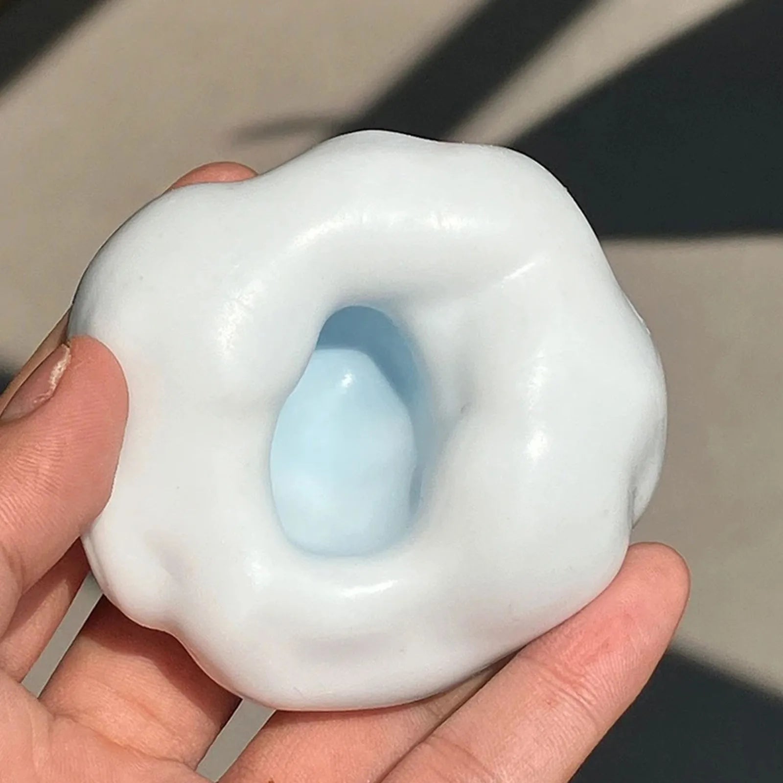 Squishy Super Soft Feel Table Toys Ultra-Thin Ice Skin Stress Relieving Toy Stress Reliever Sticky Handmade Ball Mini Gifts