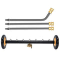 22 Inch High-Pressure Water Broom 1/4 Quick Connector Pressure Washer Extendable 3-Wand Underbody Cleaning Water Broom 4000 PSI