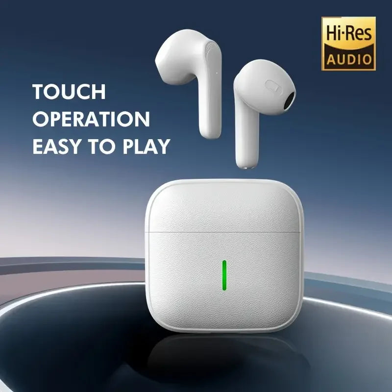 Bluetooth V5.3 Earphones Anti-sweat Lightweight Headphones Compatible With Smart Phone Laptop Computer Earbuds