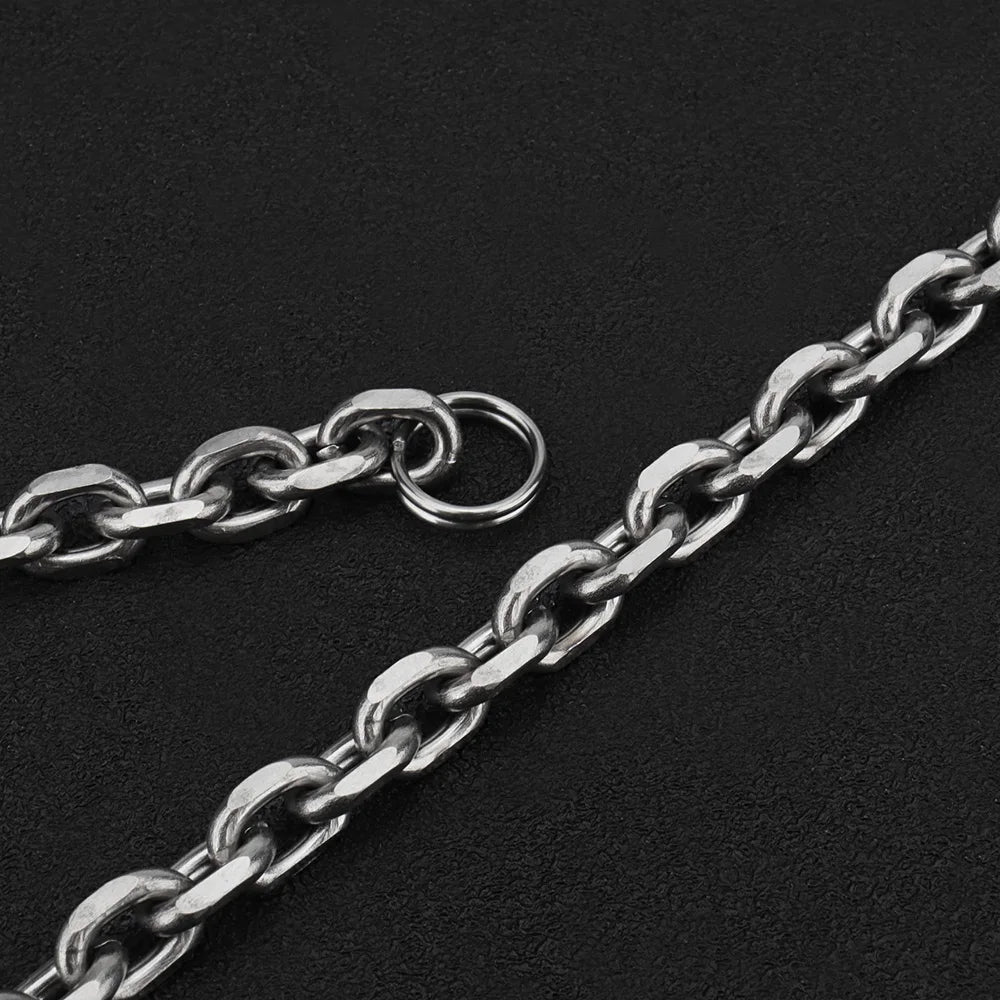 S/M/L Titanium Alloy Key Chain DIY Connection Keyring Multi-function Outdoor Tool EDC