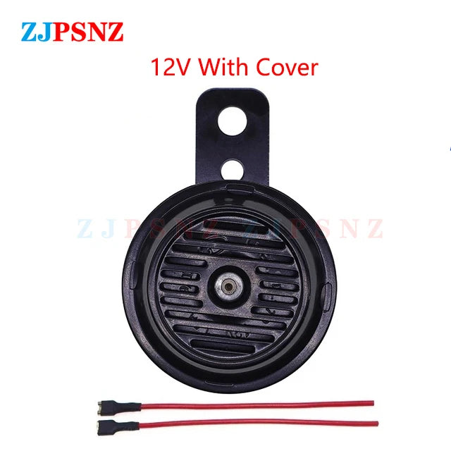 72V 60V 48V 36V 24V 12V 6V Scooter ebike Horn Motorcycle Electric Horn Kit 105Ddb 110db Super Loud Basin Horn Speaker Waterproof