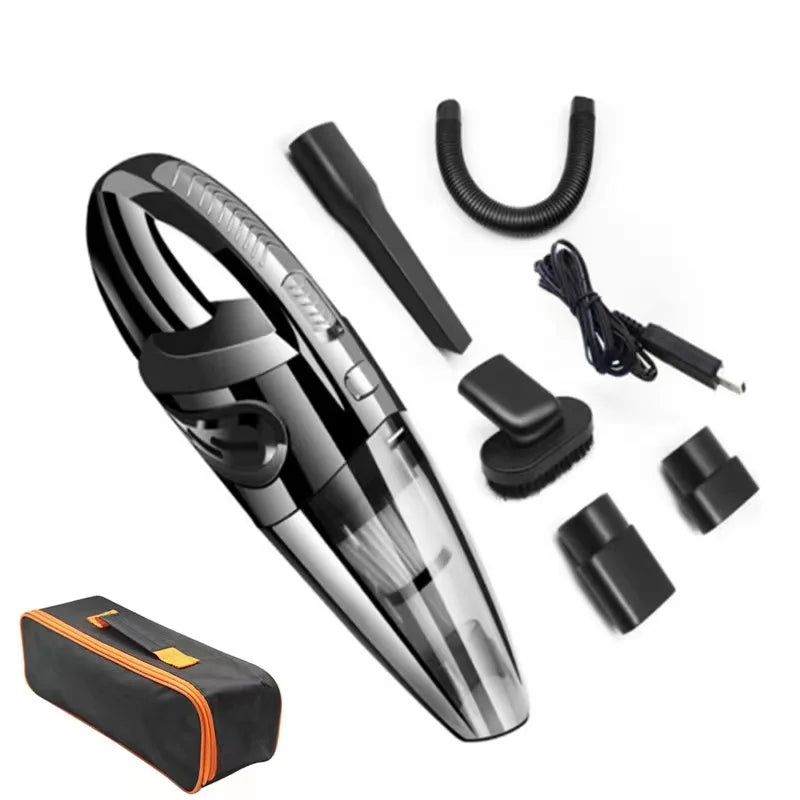 Handheld Vacuum Cordless Powerful Cyclone Suction Portable Rechargeable Vacuum Cleaner 6053 Quick Charge for Home Pet Hair