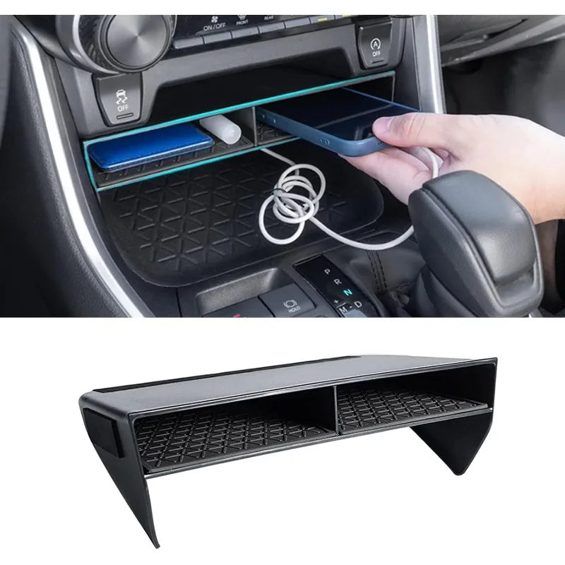 Car Center Console Organizer Tray Auxiliary Storage Box for Toyota RAV4 2025 2024 2023 2022 2021 2020 2019 Accessories