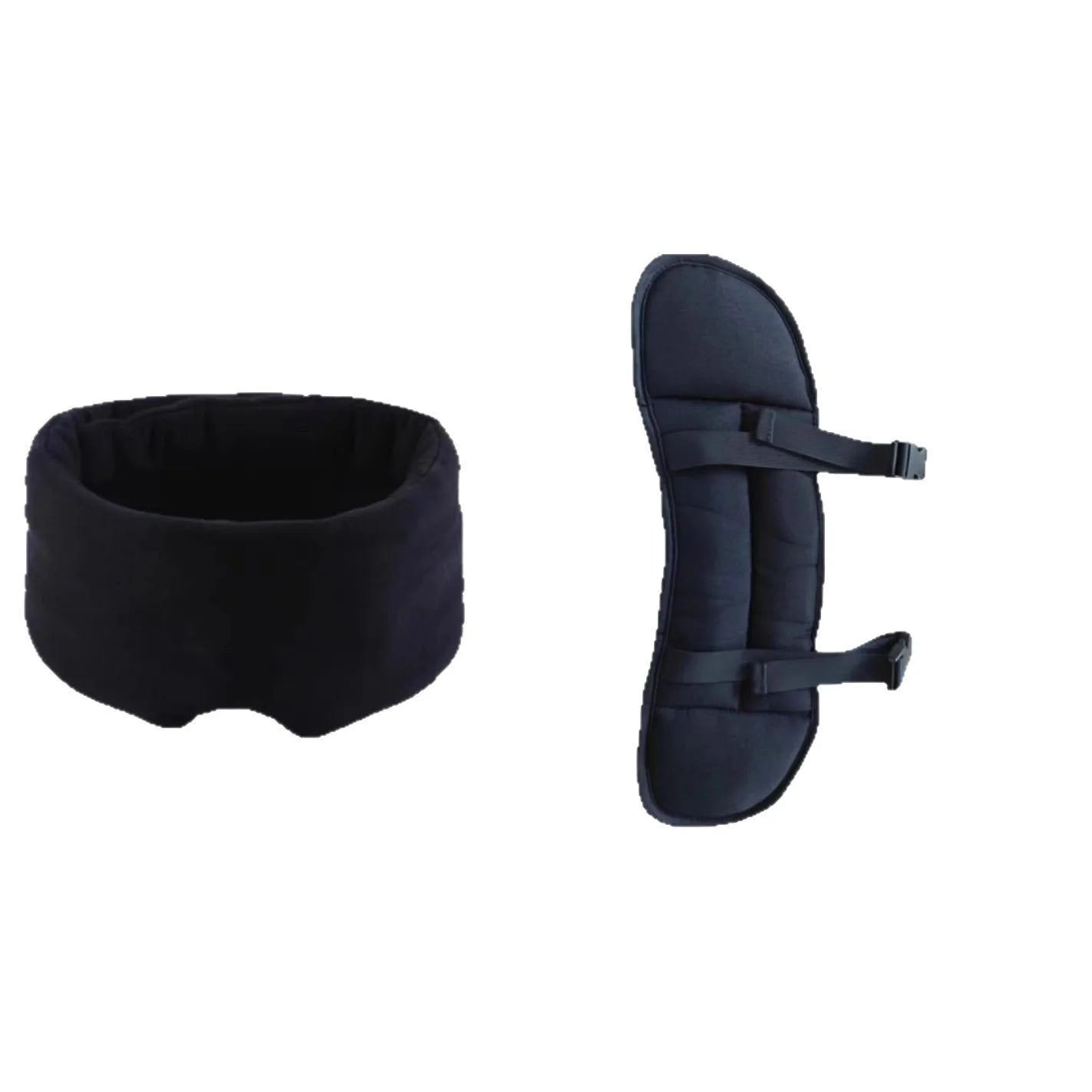 Travel neck pillow with eye mask, breathable, for sleep, with integrated fixation and support, light - blocking eye mask