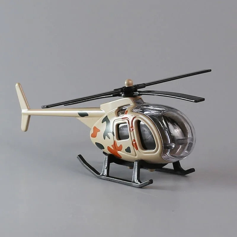 MINI Alloy Helicopter Model Toys Simulation Military Armed Tank Helicopter Armored Vehicle Car Truck Decorations Birthday Gifts