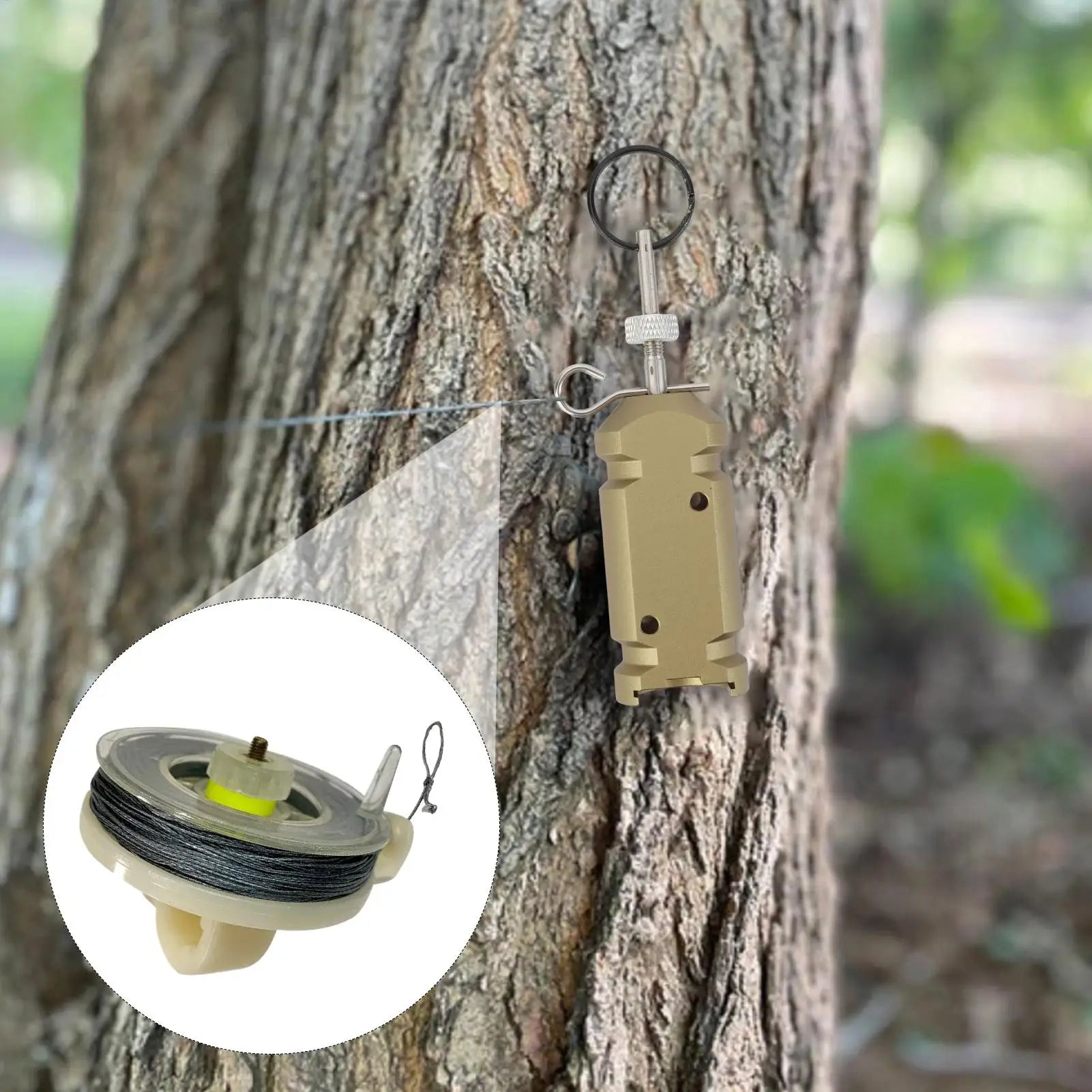 Perimeter Alarm Trip Wire Weatherproof Motion Detection Security Alert for Camping Hiking Outdoor Survival Early Warning Hunting