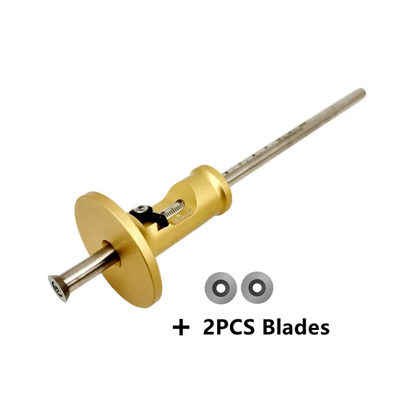 Dovetail Jig Wheel Marking Gauge Tool Set Woodworking Scriber Aluminum Alloy Linear Drawing Mortise Measuring Ruler Wood Joints