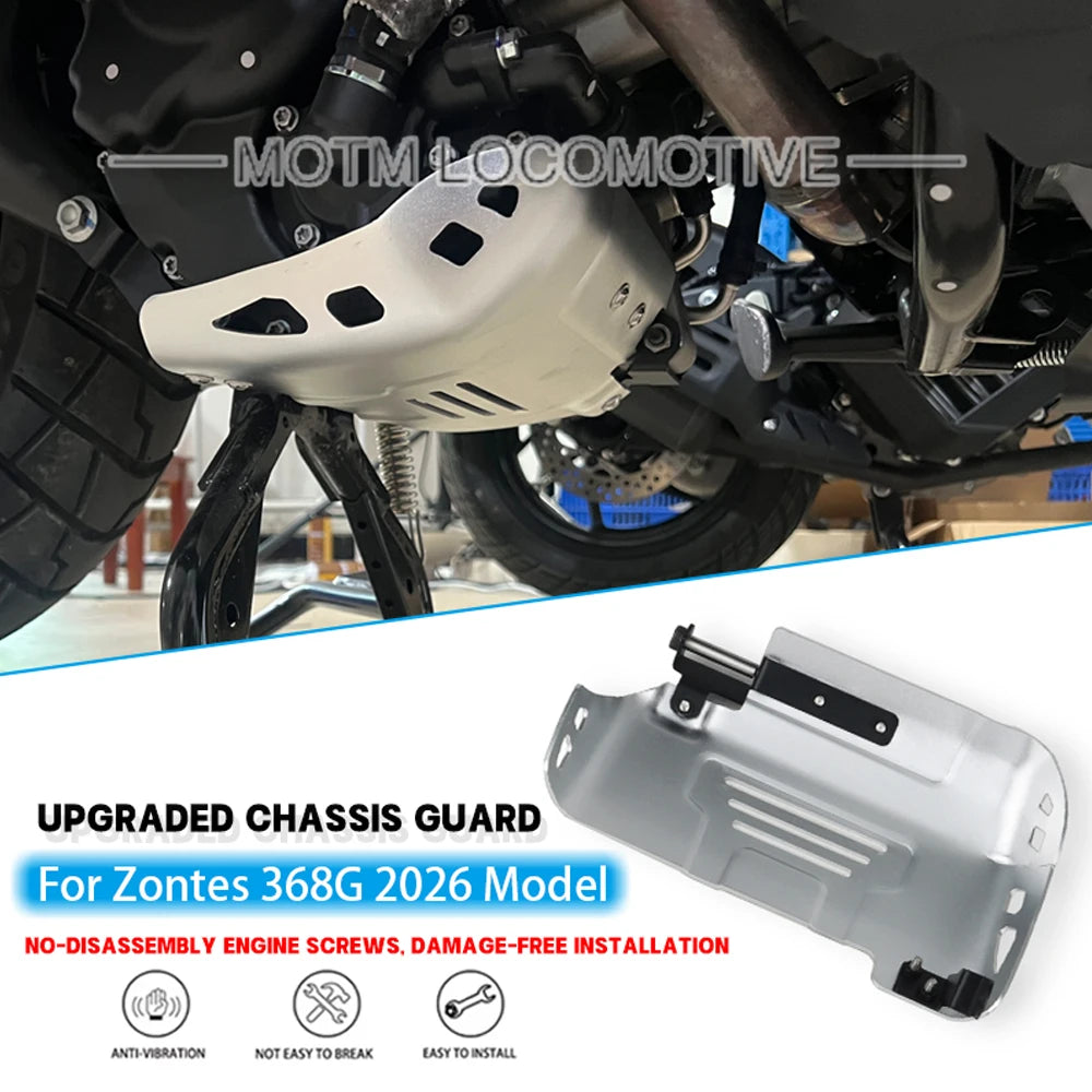 FOR ZONTE 368G Modified Engine Chassis Guard Cover High-Quality Aluminum Alloy Underbody Guard 2026-