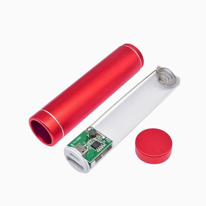 USB mobile power box welding-free 18650 battery charger DIY kit mobile power battery charging treasure box