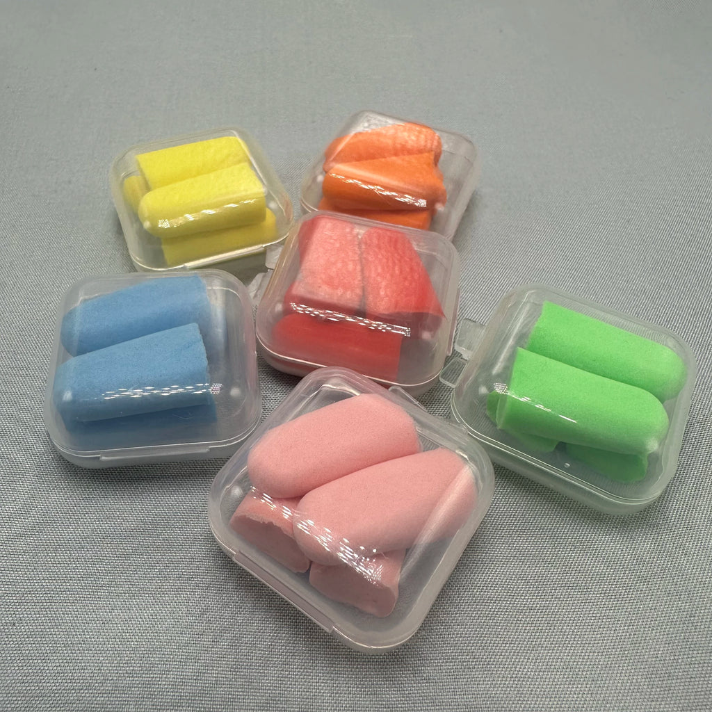 Ear Protection Comfort Soft Foam Ear Plugs Tapered Travel Sleep Noise Reduction Prevention Earplugs Sound Insulation