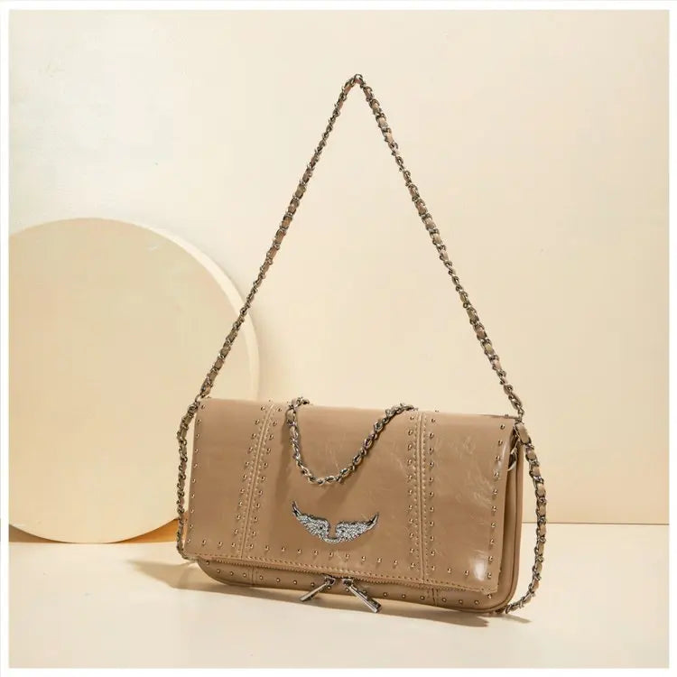 Commuter Crossbody Diaper Bag Women's Luxury Leather Tote Vintage Minimalist Designer Large Capacity Elegant Durable