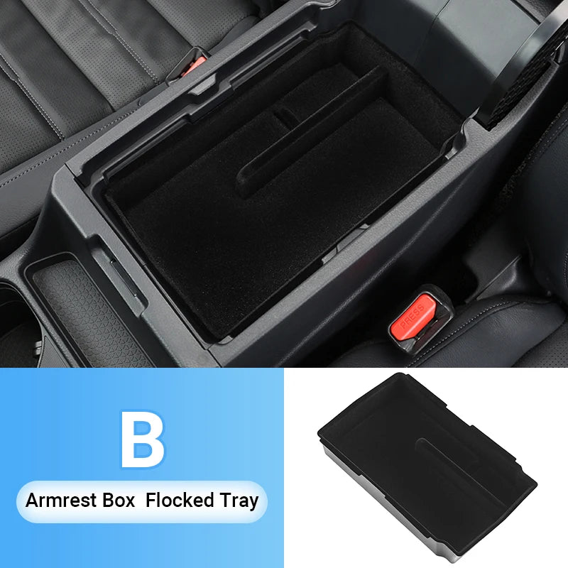 ABS Car Central Console Armrest Box Storage Box Container Tray For Honda CR-V CRV CR V6th Gen 2023 2024 2025 Hybrid Accessories