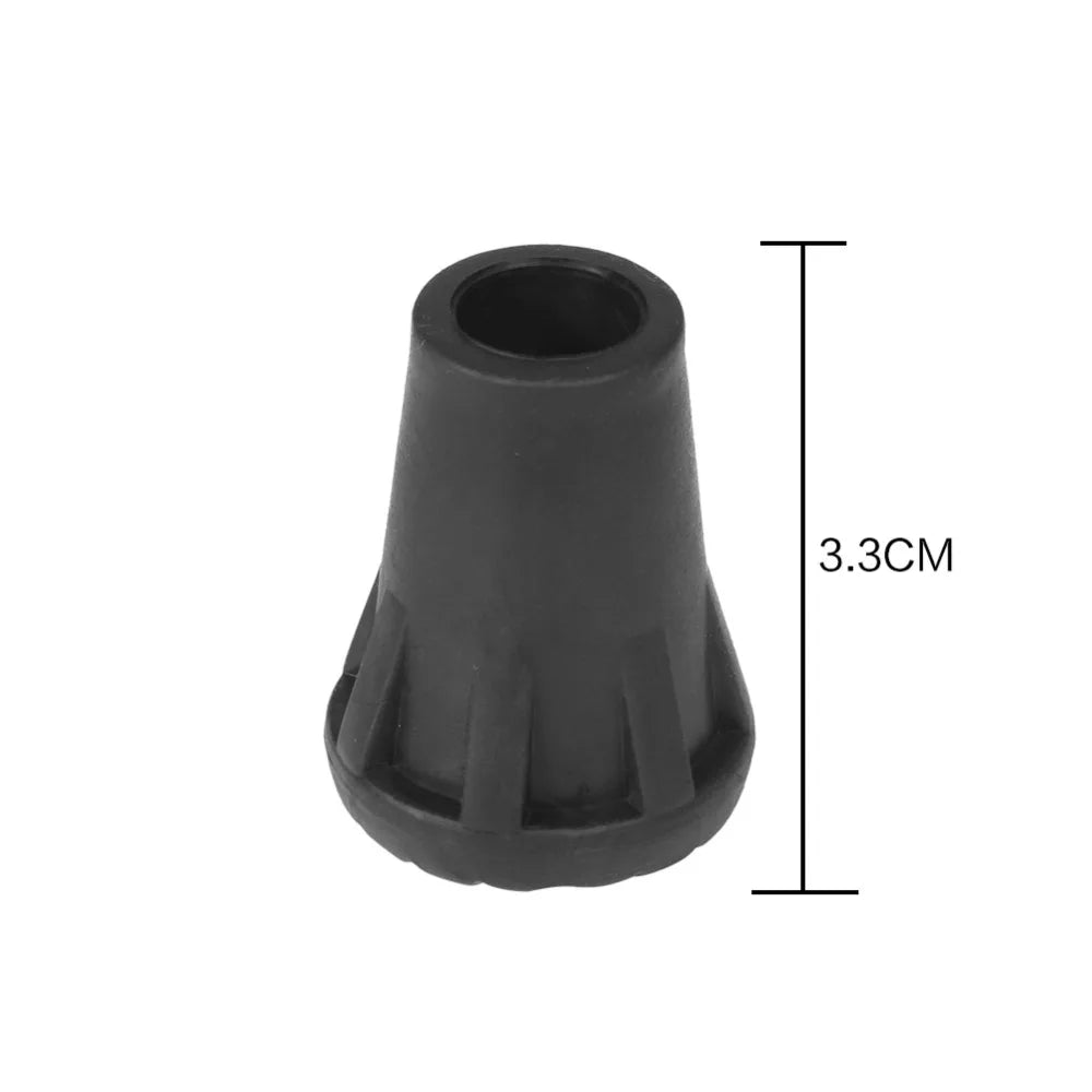 6pcs/set Outdoor Hiking Walking Sticks Tips Protectors Hiking Pole Replacement Tips  Pole Tip Protectors