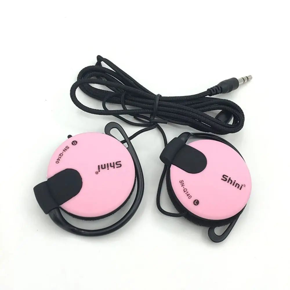 Bass Stereo Sport Wired Earpiece Ear Hook Headset Earphone Headphone