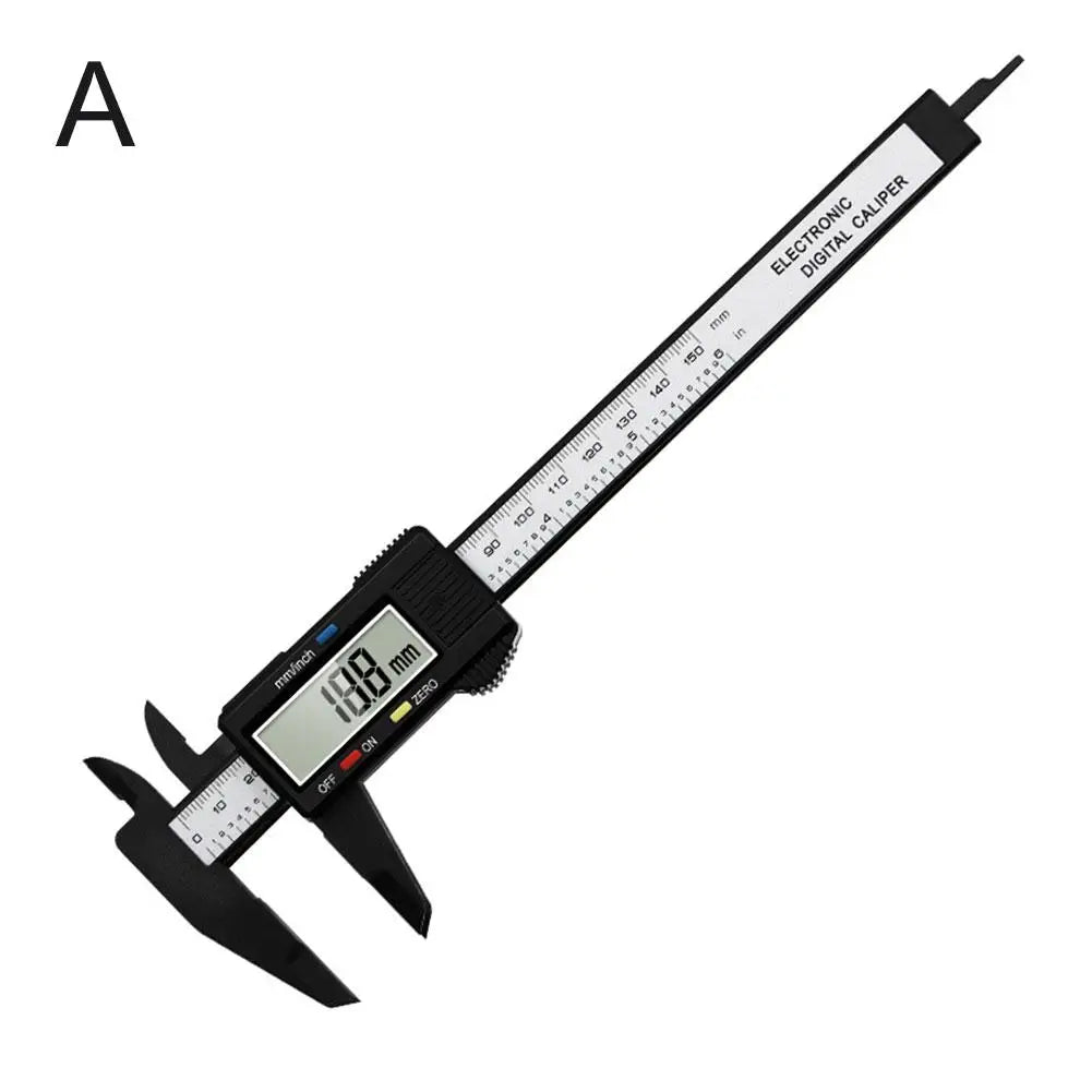 Electronic Digital Caliper Carbon Fiber Dial Vernier Caliper Gauge Micrometer Measuring Tool Digital Ruler