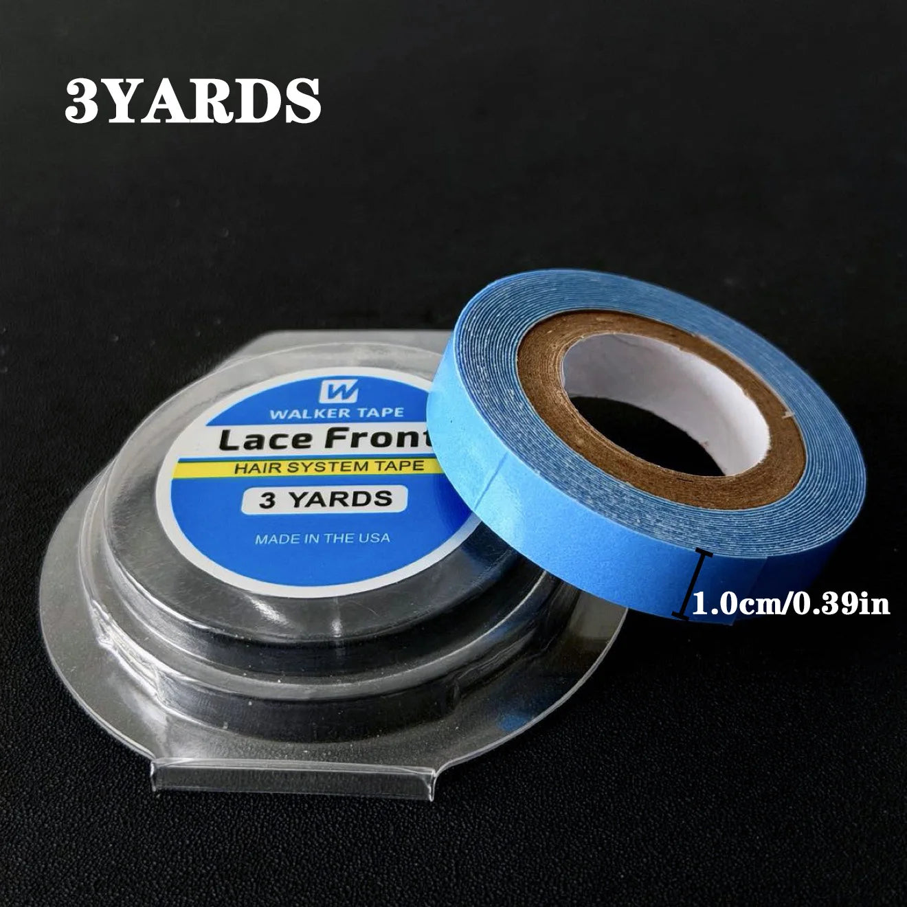 2PCS 3Yards 2.0cm Lace Front  Hair System Tape Double Sided Adhesives Tape For Hair Extension Toupee Wig White Tape Strong Hold