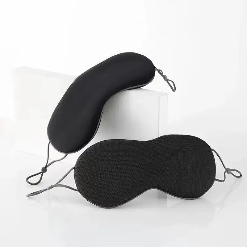 【IIOO】Ice Silk Eye Mask Adjustable Warm Cool Dual Use Breathable Sleep Mask For Travel And Comfortable Light Blocking